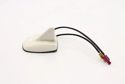 2017 - 2024 MASERATI QUATTROPORTE REAR ROOF SHARK FIN ANTENNA OEM WHITE_BIA - Image 1 of 4