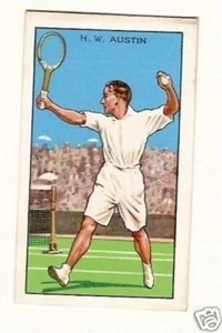 Bunny Austin - Tennis - 1930s Cigarette Card - Picture 1 of 1
