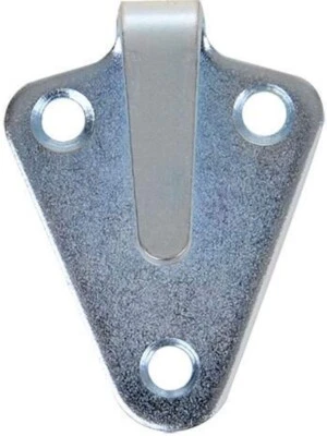 20 Stück Dreiloch Planenhaken Abspannhaken feuerverzinkt Anhänger Netz Haken - Bild 1 von 4