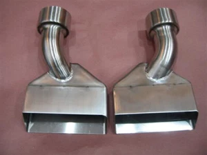 1970-74 Cuda Barracuda Hemi 2.5" Stainless Exhaust Tips - Picture 1 of 1