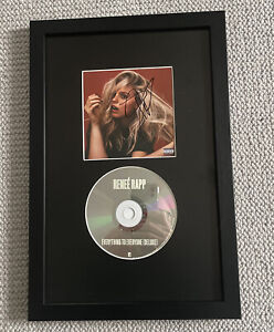 Renee Rapp SIGNED Everything to Everyone Framed Deluxe CD Wood Glass COA