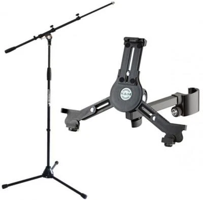 K&M 19791 Tablet-PC-Halter mit Mikrofonständer - Bild 1 von 4