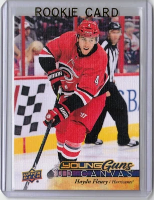 HAYDN FLEURY 17/18 Upper Deck UD Young Guns CANVAS YG Rookie #C97 *MINT* Kraken - Image 1 of 2
