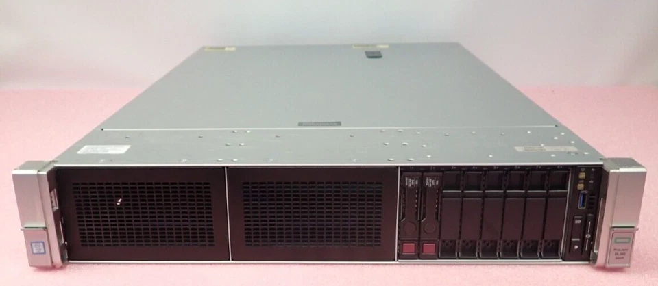 HPE ProLiant DL380 G9 GEN9 2x 8C E5-2667v4 288GB RAM 8Bay 2x 300GB HDD 2U Server - Image 1 of 4