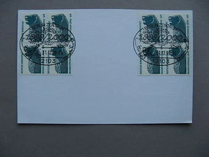GERMANY BRD, card CTO 1999, canc Milllenium, block of 4 Braunschweiger Lion - Picture 1 of 1