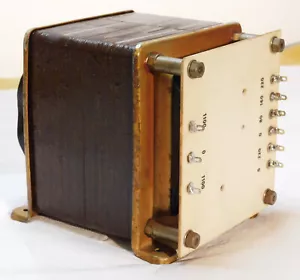 HIGH VOLTAGE PLATE ( bias + screen ) TRANSFORMER  # 1100 - 0 - 1100 VOLT @ 500mA - Photo 1/14
