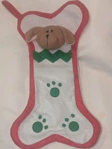 Dog Christmas Stocking Bone Shape Stockings Puppy Christmas Stocking - Picture 1 of 3