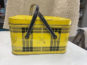 Nesco Sammler Picknickkorb 13,5x9x8 cm, gebrauchter Zustand, Griffe R grob - Bild 1 von 6