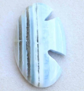 Piedra preciosa suelta cabujón corte ovalado ópalo azul natural de Australia de 30,60 quilates - Imagen 1 de 4