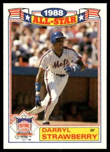 Darryl Strawberry Glossy All-Stars 1989 Topps #19 - Imagen 1 de 2
