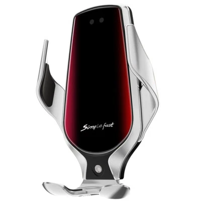 Automatic Clamping Wireless Car Charging Charger Mount Air Vent Cellphone Holder - Image 1 of 4