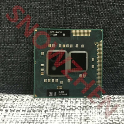 Intel Core i7-620M i7-640M CPU Dual-Core 4M Socket G1 Laptop Processor - Image 1 of 3