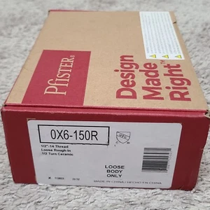 Pfister 3 fori regolabile vasca romana grezza in valvola 1/2"-14 filetto ottone 0X6-150R - Foto 1 di 4