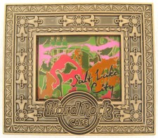 Hard Rock Cafe Salt Lake City Art Frame Series Bronze ornate style # 43165