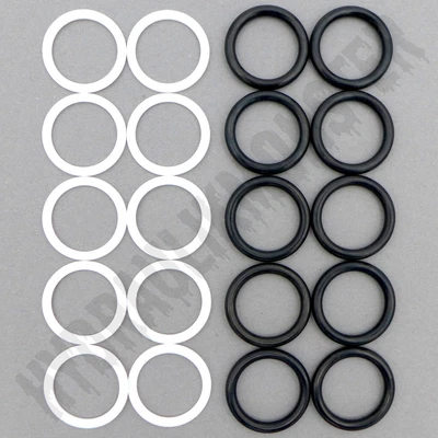 HYDRAULIKMONSTER® 10x Dichtsatz Dichtung Hydraulikmuffe für Hydraulikkupplung BG3 steck Traktor