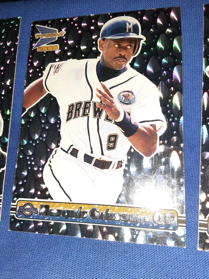 MARQUIS GRISSOM 2000 Pacific Prism DROPS of SILVER - 1 OF 799 MADE - BREWERS #79 - Image 1 of 1