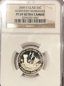 2009 S 25C Quarter Northern Mariana Islands PF69 UC NGC - Picture 1 of 2