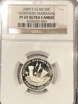 2009 S 25C Quarter Northern Mariana Islands PF69 UC NGC - Image 1 of 2