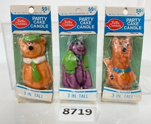 Vintage Betty Crocker Candles Hanna-Barbera Grape Ape Yogi Bear Scooby-Doo - Picture 1 of 7
