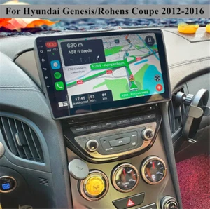 9" Android Stereo Radio Player For 12-16 Hyundai Genesis Coupe Build-In Carplay - Picture 1 of 24