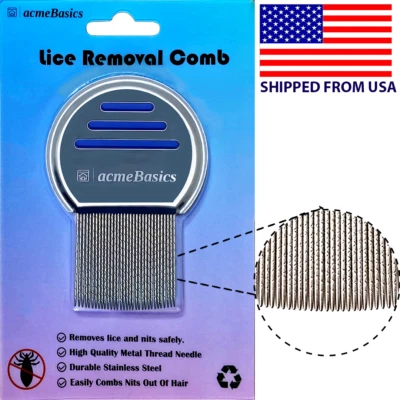 Lice and Egg Removal Comb. Nit Free Terminator. High Quality Stainless Steel - Image 1 of 4