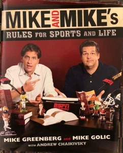 MIKE AND MIKE'S RULES FOR SPORTS AND LIFE ~ MIKE GREENBERG & MIKE GOLIC~ HARD CO - Picture 1 of 1