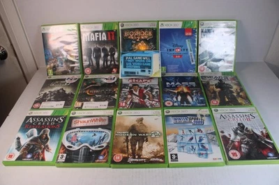 Xbox 360 Game Bundle 15 Games Pal Region, Most have manuals, work great - Image 1 of 4