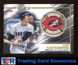 2022 Topps #ASA-CY Carl Yastrzemski All-Star Alumni Commemorative Relics - Picture 1 of 2