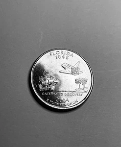 2004 P Florida State Quarter. Uncirculated from US Mint roll. - Picture 1 of 2