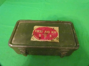 US Army Military General Purpose 12 Unit First Aid Kit 6545-922-1200 w/Contents - Picture 1 of 11