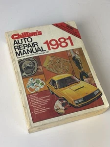 Manual de reparación de automóviles Chilton 1981 - Imagen 1 de 1