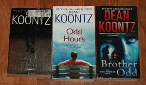 Lot 3 book Dean Koontz Odd Thomas & Odd Hours & Brother Odd paperback - Picture 1 of 2