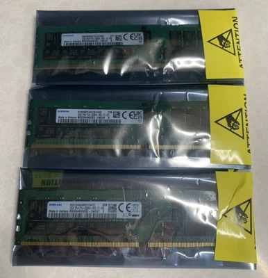 6 x Memoria de servidor Samsung 32GB 2Rx4 PC4-3200AA (DDR4-3200) (M393A4K40EB3-CWE) Foto 1 de 4