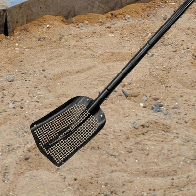 Siebschaufel, Metall-Sandsieb Zur Metallerkennung, Hühnerstall, Katzenstreu - Bild 1 von 4