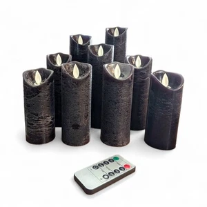 Confezione 9 Candele Senza Fiamma Led A Batteria Vera Cera Tremolante Candela Elettrica - Foto 1 di 13
