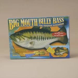 Vintage Big Mouth Billy Bass 1999 Gemmy Industries w/Original Box 36105 NEW!!! - Picture 1 of 12