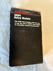 Ademco Honeywell 4204 Relay Module Adds 1-4 Dry Form C Relay Outputs - Picture 1 of 3
