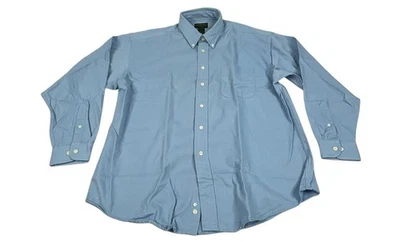 Cambridge Classics Blue 100% Cotton Long Sleeve Button Up Shirt. Men's - Size L - Image 1 of 4