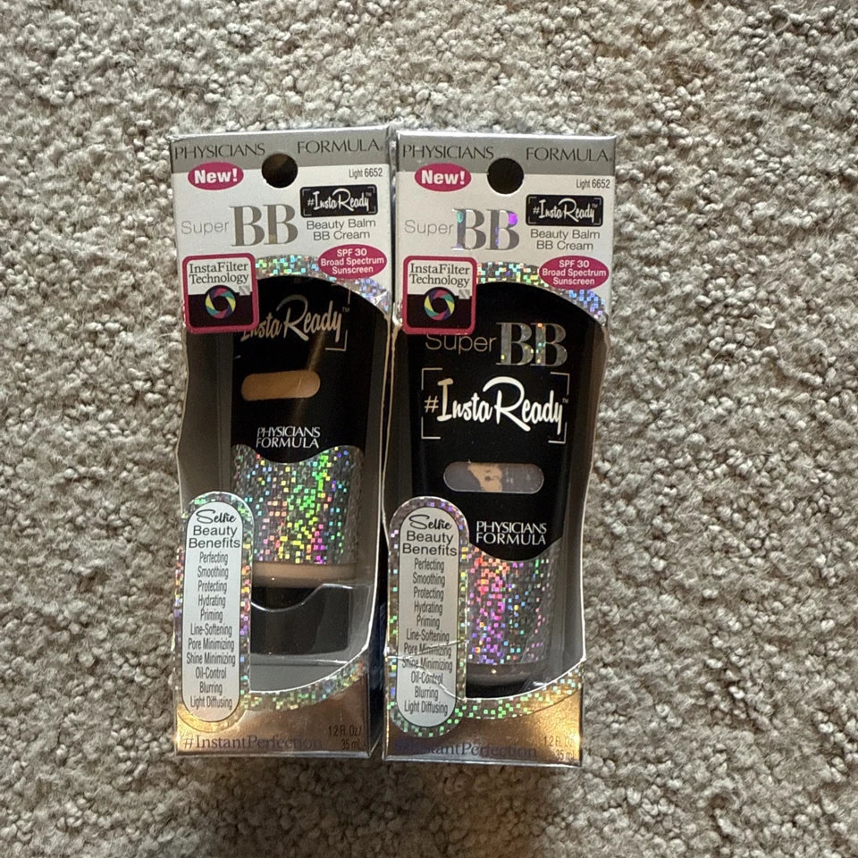 2xPhysicians Formula SUPER BB Insta Ready Beauty Balm BB Cream 6652 LIGHT Sealed - Image 1 of 1