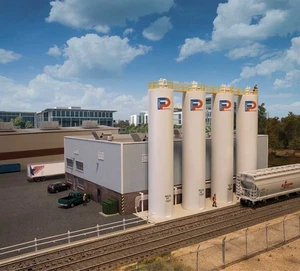 Walthers Cornerstone 933-4145 Kunststoff Pelletanlage HO Scale Bausatz - Bild 1 von 4