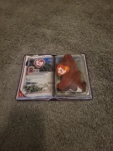 NEW TY Dinosaur Trio Rex The Tyrannosaurus HTF OOC NRFB RARE !! - Imagen 1 de 2