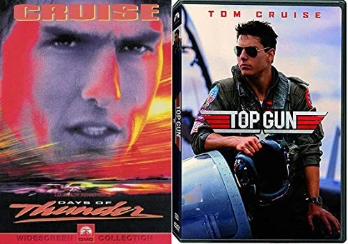 Fast-Paced Jets & Cars Action Top Gun Tom Cruise + Days of Thunder 2 DVD Set New - Image 1 of 1