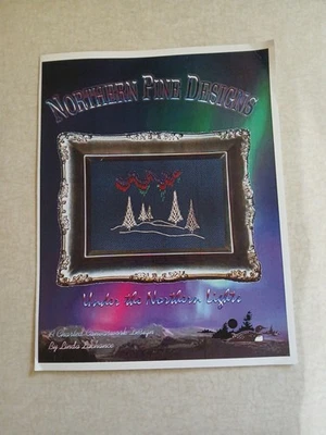 Northern Pine Designs Cross Stitch Pattern Under The Northern Lights - Image 1 of 3