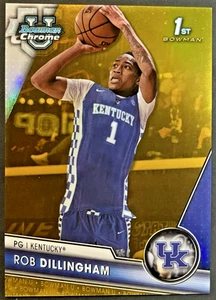 Rob Dillingham 2023-24 Bowman U Chrome #44 Gold Refractor /50 - Picture 1 of 2