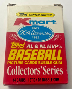 1982 Topps Kmart 20 Anniversary AL NL MVP'S Complete Baseball Card Set Pete Rose