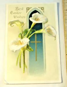 CARTOLINA PASQUA VINTAGE ~ AUGURI DI PASQUA ~ STAMPATA IN GERMANIA - Foto 1 di 4