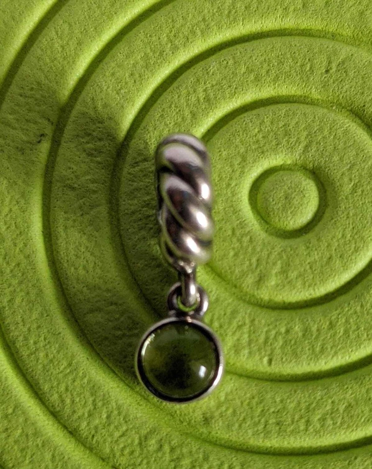 Pandora 790435LQ Peridot Dangle - Retired 925 - Bild 1 von 3