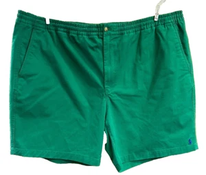 Mens Used Polo Ralph Lauren 4XB/4TG Green Shorts w/ Zip & Drawstring - Picture 1 of 4