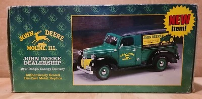 John Deere Dealership 1947dodge Canopy  Delivery Diecast Replica Ertl N.I.B - Image 1 of 4