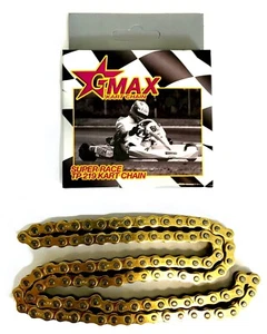 98 Link GMax Kart Chain - Gold  - TKM Rotax Pro Kart Tony Kart Cadet X30 -  - Picture 1 of 11
